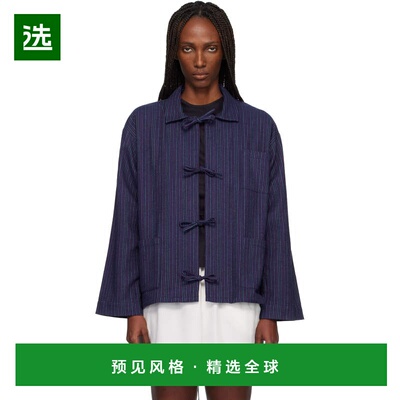 1h可退 香港直邮Baserange 女士 海军蓝 Limber 衬衫 TSLIF