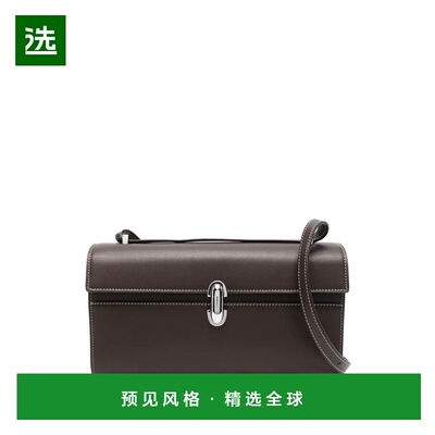 1h可退 香港直邮SAVETTE 女士 SYMMETRY 26 光滑小牛皮手提包 H01