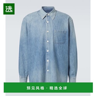 1h可退 香港直邮Our Legacy 男士 Above 牛仔布衬衫 blue蓝色 舒