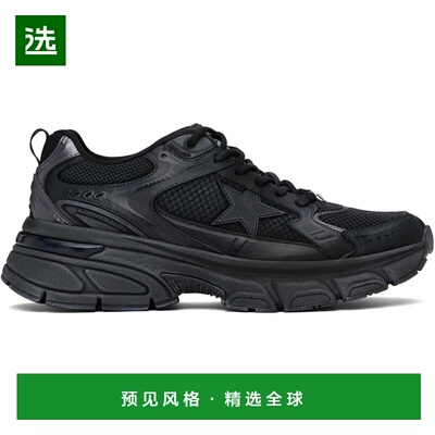 1h可退 GOLDEN GOOSE 男士 黑色 Lightstar 运动鞋 GMF00