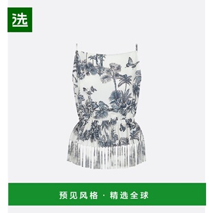 1h可退 欧洲直邮Dior/迪奥 上迪奥里维埃拉上衣女装背心