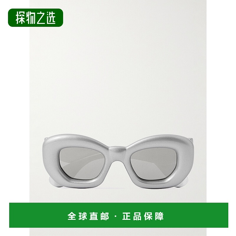 香港直邮LOEWE 罗意威 男士 Inflated 方形框醋纤太阳眼镜 LW4011