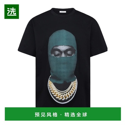 香港直邮IH NOM UH NIT 男士T恤 NUW25280009 AW2025 黑色