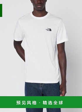 1h可退 香港直邮The North Face 北面 男士 白色简约圆顶T恤 NF0A