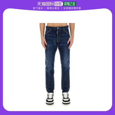 韩国直邮DSQUARED224SS牛仔直筒裤男S74LB1467 S30342470DENIM