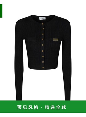 1h可退 香港直邮Elisabetta Franchi 女士 斜纹针织开衫 MK88B61E