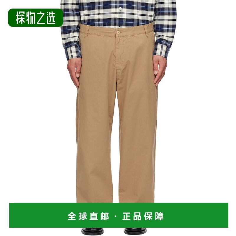 1h可退 香港直邮CARHARTT WIP 男士 驼色 Calder 长裤 I033128