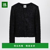香港直邮THE GARMENT 女士 1h可退 Vienna 再生羊毛混纺黑色夹克