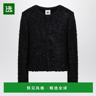 1h可退 香港直邮THE GARMENT 女士 Vienna 再生羊毛混纺黑色夹克