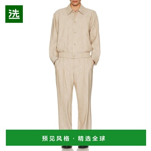 1h可退 香港直邮Simkhai 男士 Duncan Pull 单打褶长裤 2254029ME