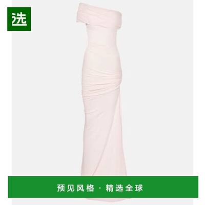 1h可退 香港直邮Entire Studios 女士 Pillar 棉混纺针织长款连衣