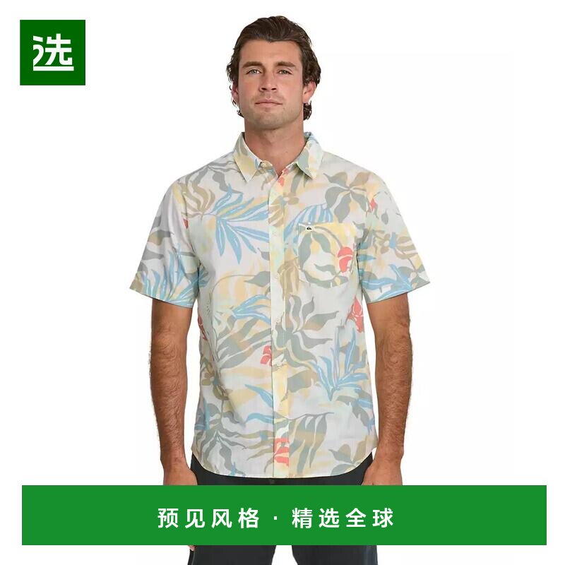 1h可退 【美国直邮】quiksilver 男士 衬衫短袖