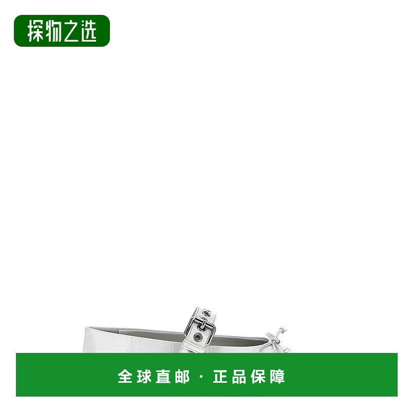 香港直邮Miu Miu 缪缪 女士 搭扣蝴蝶结芭蕾舞鞋 5F210EF005H27