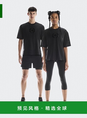 欧洲直邮On/昂跑 FKA twigs联名款黑色再生聚酯纤维露背短袖T