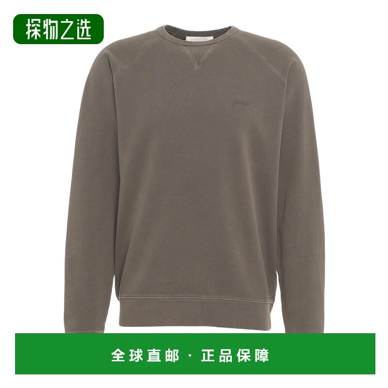 香港直邮Closed 徽标长袖卫衣 C8577747V13694MARSHGREEN