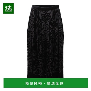 香港直邮ULLA JOHNSON 女士半身裙 FA240324NOIR SS2025 黑色