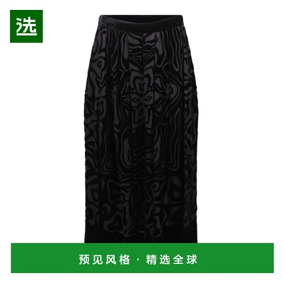 香港直邮ULLA JOHNSON 女士半身裙 FA240324NOIR SS2025 黑色