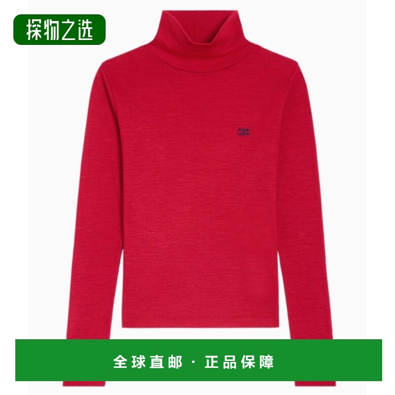 香港直邮Celine 思琳 女士 刺繡 Logo 高領上衣 RX0C40U39