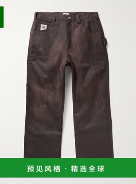 1h可退 Bode 男士 Knolly Brook 直筒打蜡棉裤子 MRF25BT