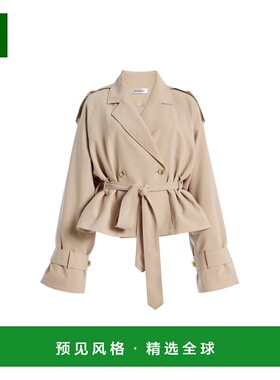 1h可退 香港直邮AYA MUSE 女士 Soli 风衣夹克 beige米色 舒适时
