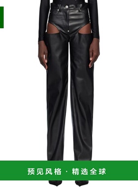 1h可退 【美国直邮】pushbutton 女士 休闲裤裤子阔腿裤皮裤