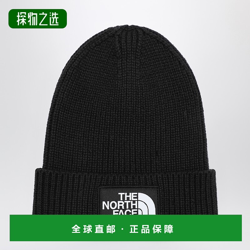 香港直邮the north face 北面 男童 patch 黑色带Logo小便帽童装