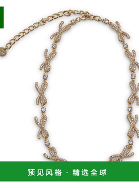 1h可退 香港直邮Self-Portrait 女士 金色色调项链 AW25621NGDGOL