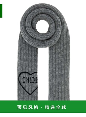 香港直邮CHLOÉ 女士围巾 CH26SKS05WCS012 SS2026 灰色 ENCOEUR羊