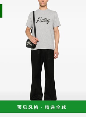 香港直邮AUTRY 男士T恤 TSPMI5CDD AW2025 灰色 T-SHIRT MAIN MAN
