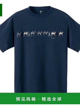 1h可退 香港直邮mont-bell 男士T恤 1114753NV CO 蓝色 Wickron T