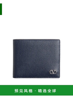 香港直邮VALENTINO 男士钱包 YP0AP3UAGM30 SS2026 蓝色 vlogo 钱