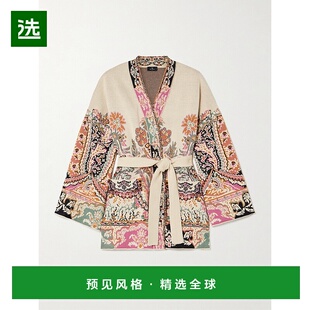 香港直邮Etro jacquard 艾特罗 linen 束带丝质棉质 女士 1h可退
