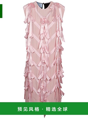 1h可退 香港直邮Prada 普拉达 女士 Sablé 中长连衣裙 P3N88R15Z