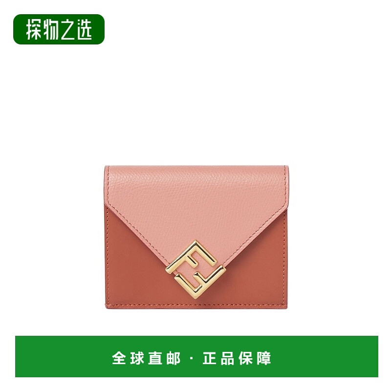 香港直邮Fendi 中号FF Diamonds三折钱包 8M0480ALV4
