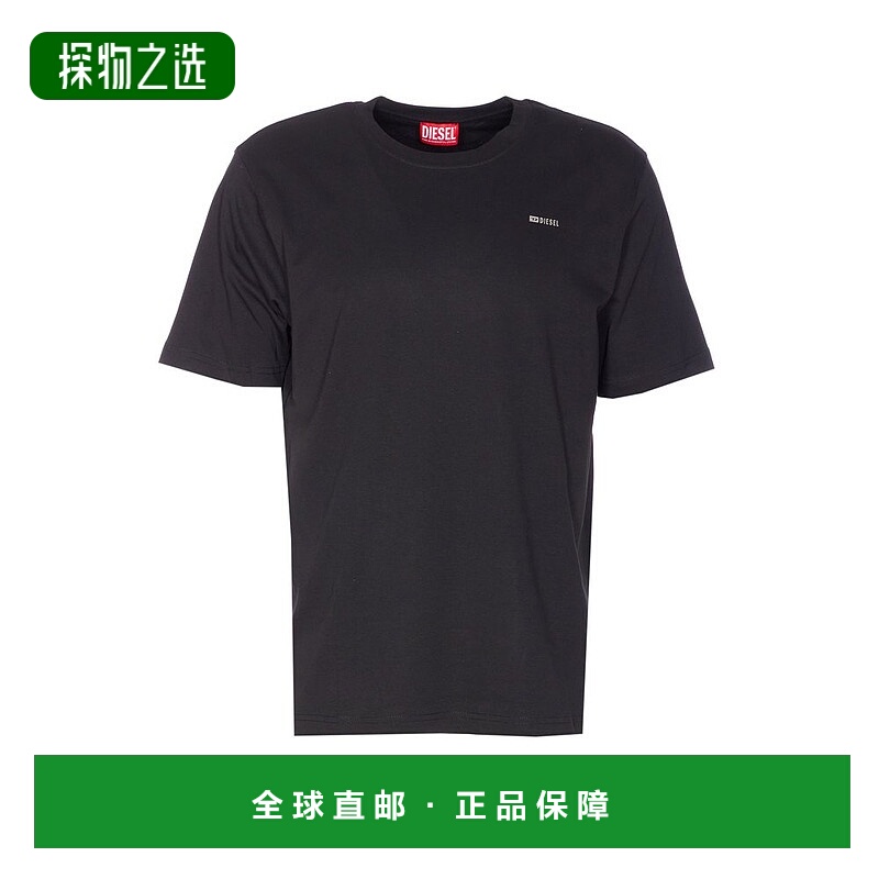 1h可退 香港直邮Diesel 迪赛 男士 標誌字母圓領 T 卹 A196460AIJ
