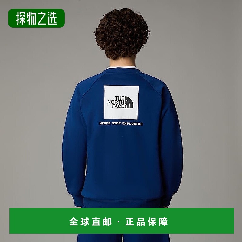 自营欧洲直邮北面Redbox 男士插肩袖运动衫TheNorthFace羊毛