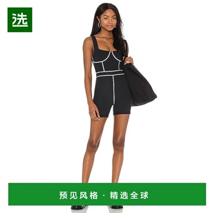 1h可退 香港直邮Weworewhat 女士 束腰连体衣 WWAB0703 black黑色