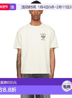 1h可退 香港直邮Rhude 男士 灰白色 St. Seal T 恤 RHPF25TT01012