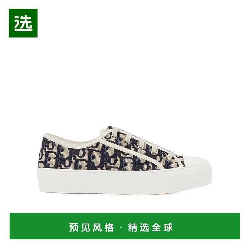 香港直邮Dior 徽标圆头休闲运动鞋 DIO9Z7H6