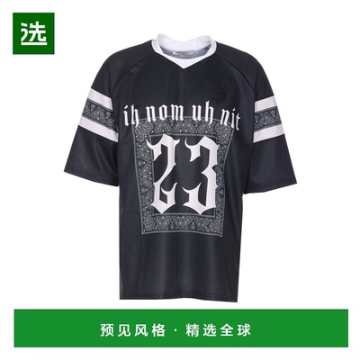 香港直邮IH NOM UH NIT 男士T恤 NUW25222519 AW2025 黑色