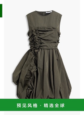 1h可退 香港直邮Cecilie Bahnsen 女士 Olivia 荷叶边塔夫绸迷你