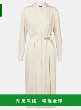 1h可退 香港直邮JOSEPH 约瑟夫 女士 Rosan 束带中长连衣裙