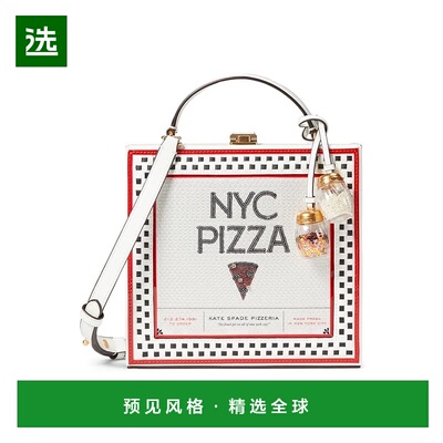 1h可退 香港直邮kate spade 凯特·丝蓓 女士 Slice 3-D Pizza 印