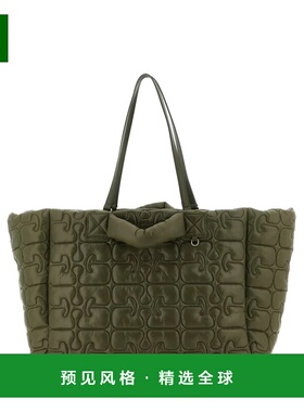 香港直邮GANNI 女士手提包 B2080003861 SS2026 绿色 'Quilted Re