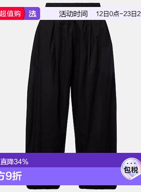 1h可退 香港直邮Velvet 女士 Sophia 棉府绸阔腿裤 black黑色 舒