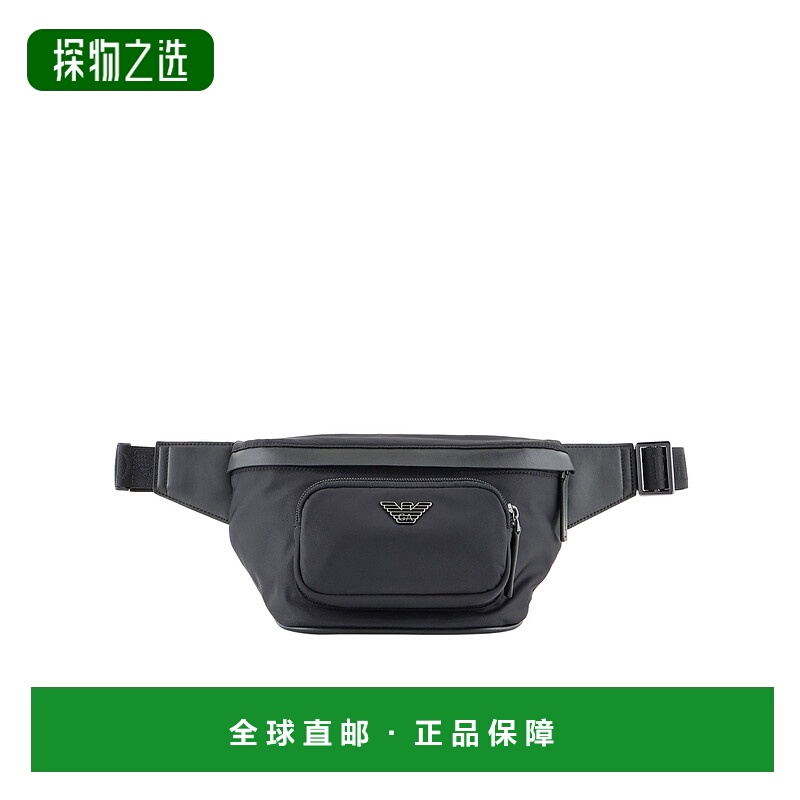 香港直邮Emporio Armani 拉链可调节袢腰包 EM001805AF13454