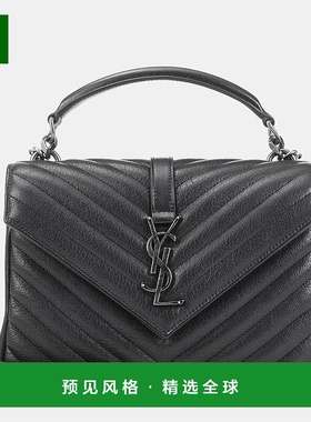 香港直邮Saint Laurent 圣罗兰 女士 Collège 中号皮革肩包
