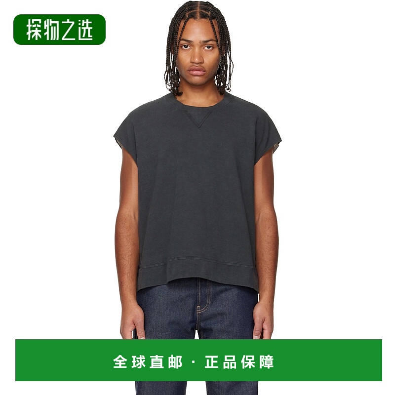 香港直邮Visvim 维斯维木 男士 黑色 Mondo Dual Sweat S/L DMGD