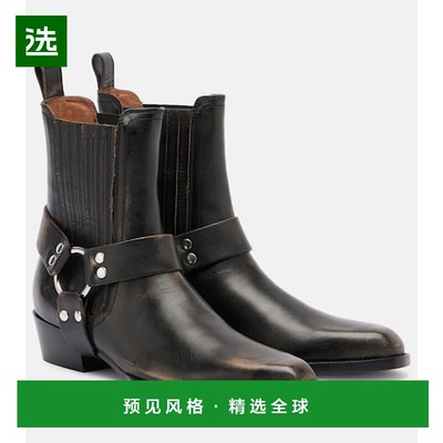 1h可退 香港直邮Paris Texas 女士 Helena 皮质骑士靴子