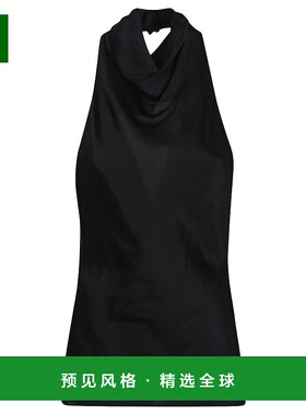 1h可退 香港直邮Balmain 巴尔曼 女士 露背绉绸缎上衣 FF1AE165SE